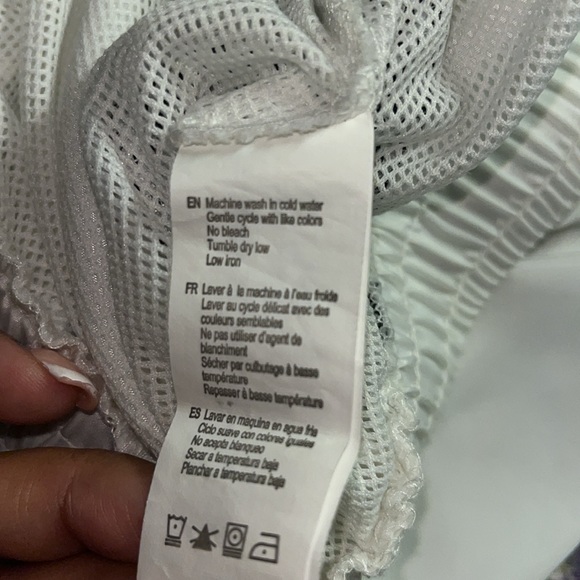 ReVamped Size Small White with Black Stripes Mesh Trackpants NWOT $35 - Picture 10 of 11